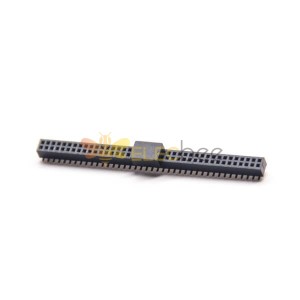 2x40 Pin Header hembra 180 grados SMT PCB montaje doble fila 1.27mm Picth