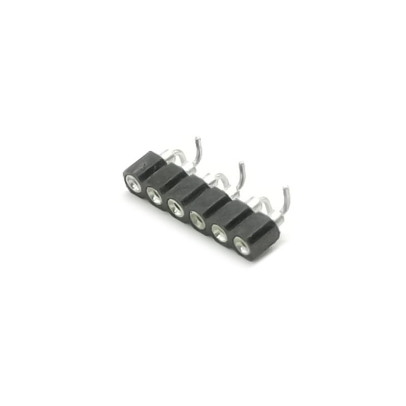 5pcs 6 Pin Female Header Single Row SMT 2.54mm Picth PCB Mount