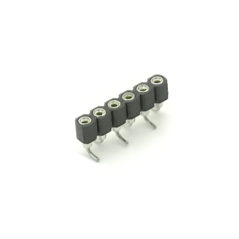 5pcs 6 Pin Female Header Single Row SMT 2.54mm Picth PCB Mount