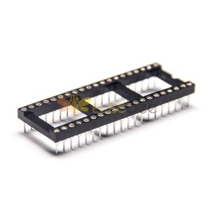 Hembra Pin Cabezal Socket IC Agujeros Circulares 2.5mm Montaje recto PCB