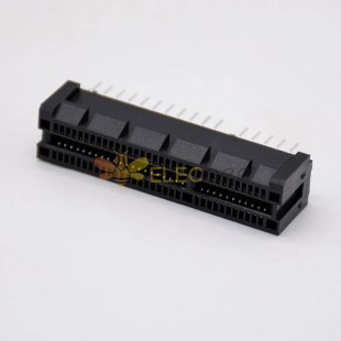 PCIE 4X Konektörü PCI-E64P Atel Yuvası Siyah Grafik Kartı Konektörü