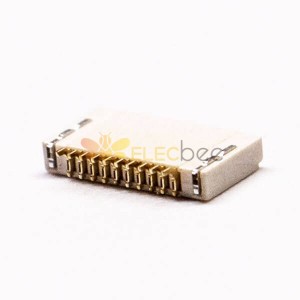 FPC 0.5PH 10 Pin Front Flip and Bottom Contact Style for PCB 1.5H