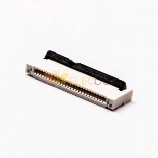 fpc連接器1.0立貼式26針單面觸阻燃接PCB板