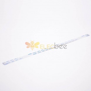 Flexibles Flachkabel, geschirmt, 10-polig, Typ A, Kabellänge 15 cm, 0,5 mm Abstand