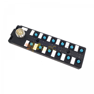 M12 Splitter 12 Port Single Channel NPNLED Indication M23 Prefabricated Interface