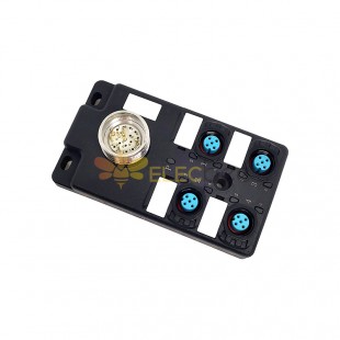 M12 Splitter 4 Port Single Channel NPNLED Indication M23 Prefabricated Interface