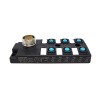 M12 Splitter 6 Port Single Channel NPNLED Indication M23 Prefabricated Interface