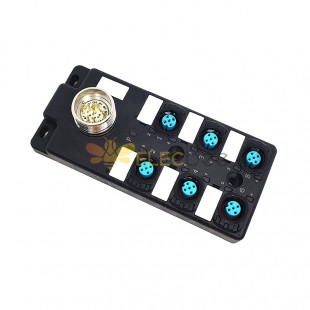 M12 Splitter 6 Port Single Channel NPNLED Indication M23 Prefabricated Interface