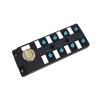 M12 splitter 8-port dual channel NPNLED indication M23 prefabricated interface