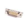 2 uds 15 pin d sub macho tipo recto para montaje en PCB contactos mecanizados 20 uds