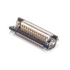 D alt 25 pin Erkek Konnektör Sağ Açı PCB Montaj İşlenmiş Kontaklar 20 adet