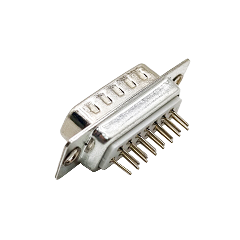 15 pin d sub maschio timbrato pin 2 fila connettore spina db-15 montaggio su telaio 20 pezzi