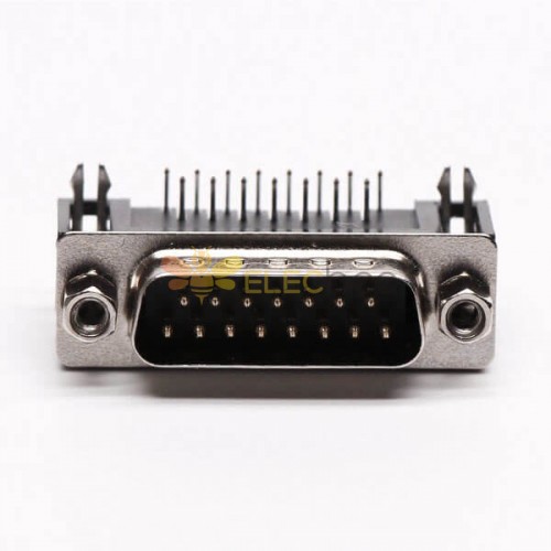 Miglior tipo di picchettamento connettore D Sub maschio 15 pin 90 ° per montaggio su PCB 20 pezzi