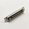 D-sub 27W2 Female Connector with shell 45° Solder Cup Metal Shell 2 Rows solid pin 10A 20A 30A 40A 30A