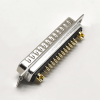 D-sub 27W2 Male Connector with shell 45° Solder Cup Metal Shell 2 Rows solid pin 10A 20A 30A 40A 20A