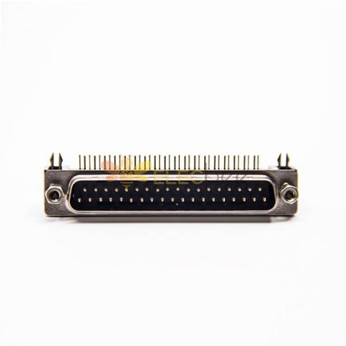 D Sub 37 Pin Connector Male Right Angled 90 Degree Through Hole For Pcb Mount