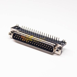 D sub 37 pin o conector masculino R/A PCB Montagem 37 Way