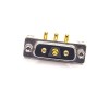 d sub 3v3 Male Combo Right Angle Machined Contacts Connector 40A