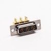 D SUB Power Connector 3w3 Male Right Angled Through Hole for PCB Mount 10A