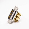 D SUB Power Connector 3w3 Male Right Angled Through Hole for PCB Mount 30A