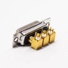 D SUB Power Connector 3w3 Male Right Angled Through Hole for PCB Mount 30A