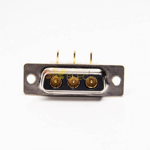 Connecteur d\\\'alimentation D SUB 3w3 mâle à angle droit trou traversant pour montage sur circuit imprimé 20pcs