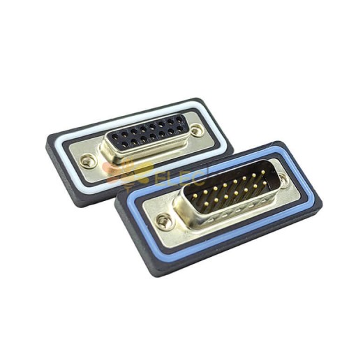 D SUB 15 Connector Straight Male Female COM serial port Solder 15Pin ...