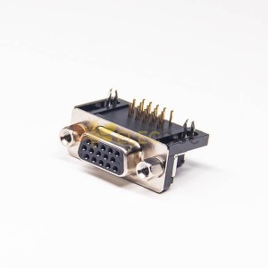 15 Pin hd d sub connecteur femelle POUR LE connecteur PCB angle droit