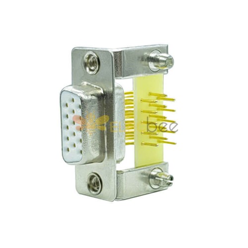 D Sub 15pin Connector Right Angled Male Female Through Hole15pin Rs232 Serial Port 2 Rows Bur