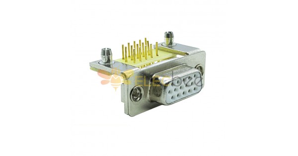 D Sub Pin Connector Right Angled Male Female Through Hole Pin Rs Serial Port Rows Bur