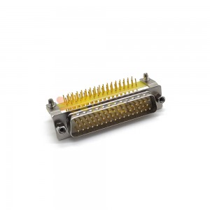 d sub 50 pin Erkek Fiş Dik Açı PCB Montaj İşlenmiş Kontaklar Konektörü 20 adet