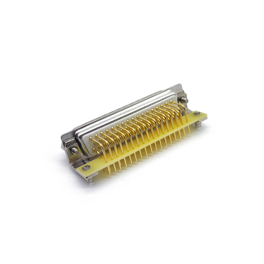 d sub 50 針公插頭直角用於 PCB 安裝機加工觸點連接器 20pcs