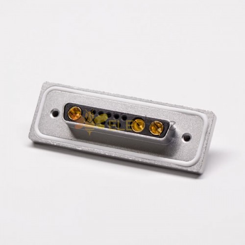 D sub 13w3 Connector Waterproof Female Power 90° Through Hole