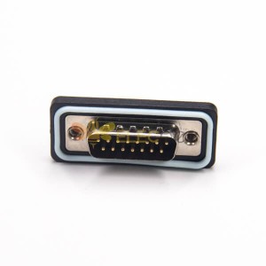 Connettore D-sub 15p IP67 impermeabile D-sub 15 pin maschio ad angolo retto per montaggio su scheda 20 pz