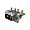 D SUB 2Pin Connector Right Angled Male Female Through Hole 2Pin Aluminium Alloy 2W2 High Current 20A