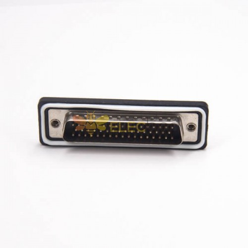 Connecteur D sub 50 broches IP67 étanche en alliage d\\\'aluminium D-sub 50 broches connecteur mâle soudure par fil connecteur 20 pièces