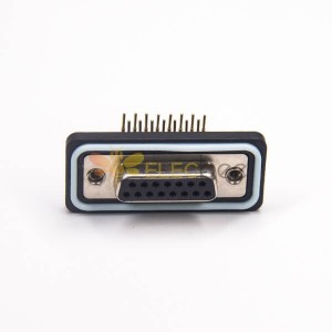 D sub connector 15 pin female IP67 Waterproof D-sub 15 Pin Female Right Angle Board Mount Connector 20pcs