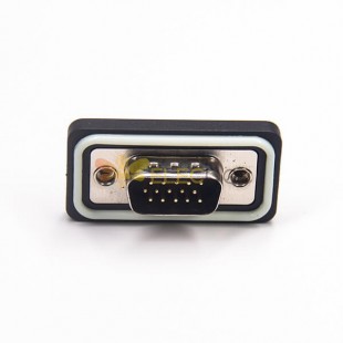 Vga 15 pin d sub estándar IP67 tipo 3 filas tipo de soldadura para cable 20 piezas