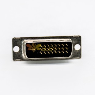 DVI 24-1 Male Straight Connector Though Hole pour PCB Mount