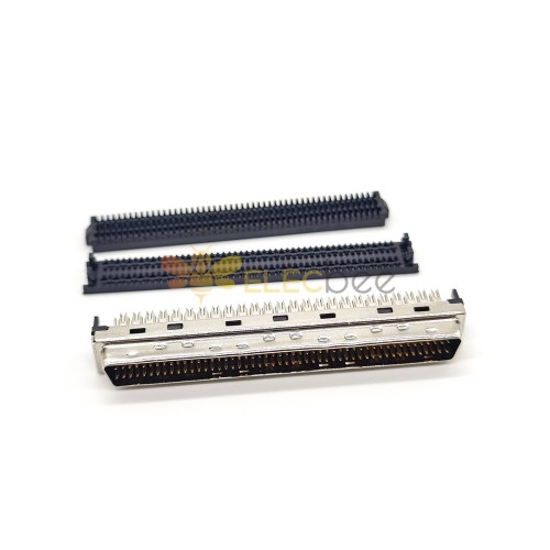 100 دبوس كابل SCSI HPDB ذكر محول مستقيم وخز نوع للكابلات