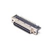 Adattatore SCSI 50 Pin HPCN 50 Pin Connettore angolato femminile attraverso foro per montaggio PCB