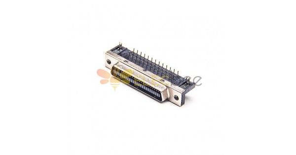 50 Pin SCSI Adapter HPCN 50 Pin Male Angled Connector Through Hole for PCB  Mount