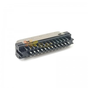 Conector SCSI de 50 PIN HPDB 50PIN macho Strahght Tipo de soldadura para cable
