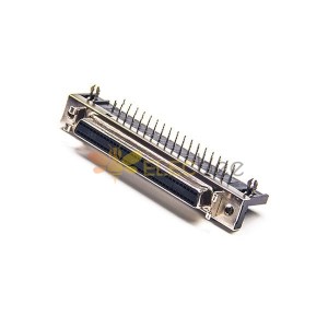 68 PIN SCSI 커넥터 HPDB 각진 잭 관통 구멍 패널 마운트