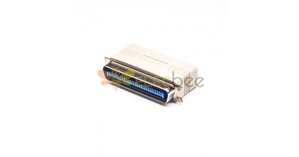 SCSI 50 Pin HPCN Male To 50 Pin HPDB Female Straight Adapter For IDC