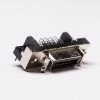 SCSI-Steckverbinder 20 Pin Rechtwinkel weibliche Harpune durch Loch für PCB-Halterung