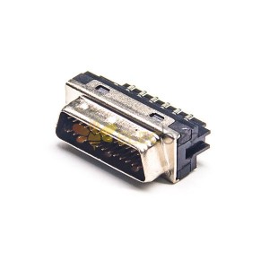 SCSI Connector 26 PIN HPDB Type de soudure droite masculine pour câble