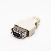 Solder SCSI Connector 14 Pin Dritto Maschio con Tipo di saldatura a guscio in plastica