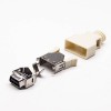 Solder SCSI Connector 14 Pin Dritto Maschio con Tipo di saldatura a guscio in plastica