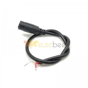 12v Monitor DC Power Cable DC5.5*2.1mm Female Connector Straight 30cm Cable 0.3mm2